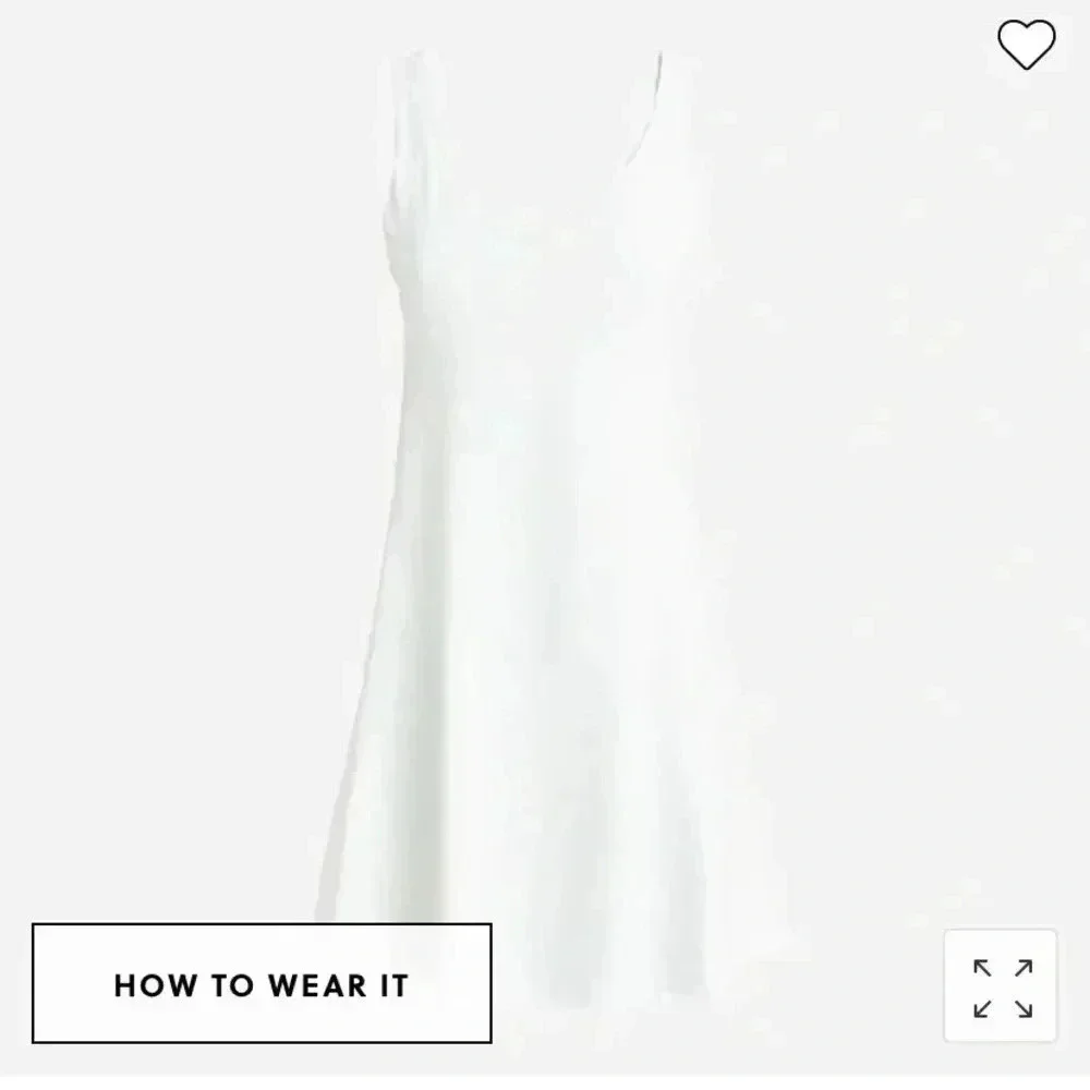 J crew CloudStretch V-neck sports dress white - Picture 4 of 4